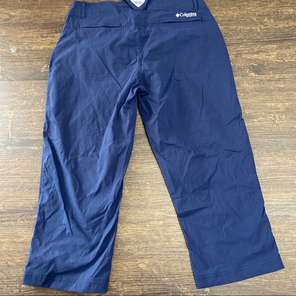 Columbia 20 inch Crop Navy Pants Size 4 - Picture 5 of 9